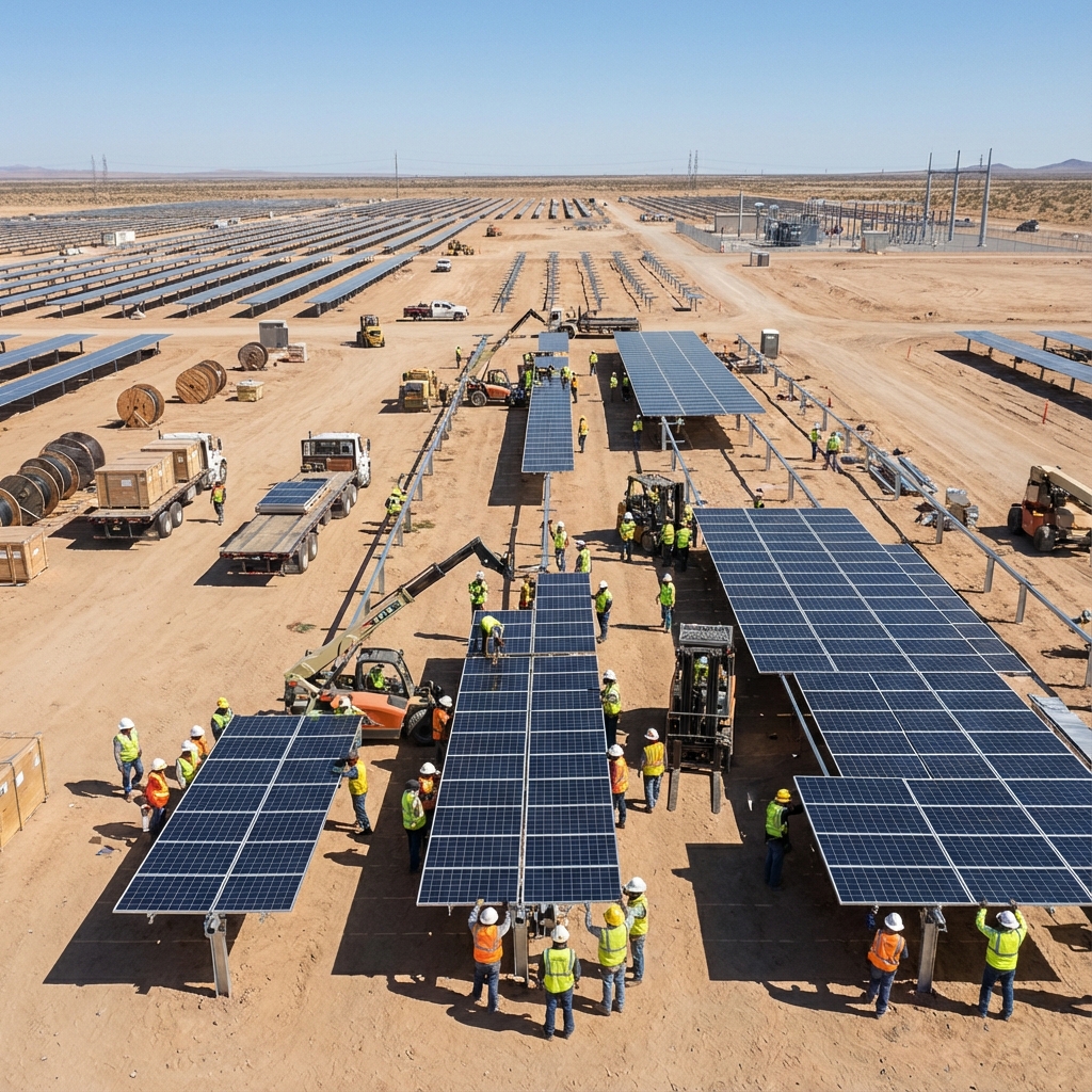 Utility Scale Solar Farm