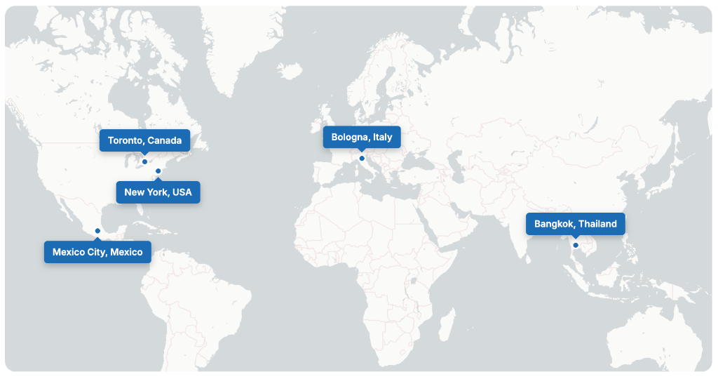 Smartricity Global Manufacturing Map