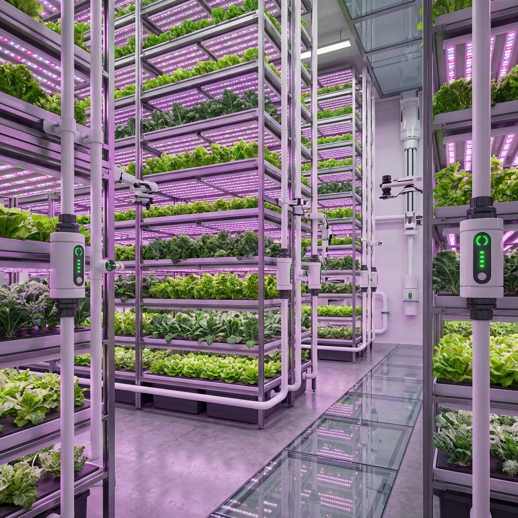 AgriPro PoE-Powered Vertical Farming
